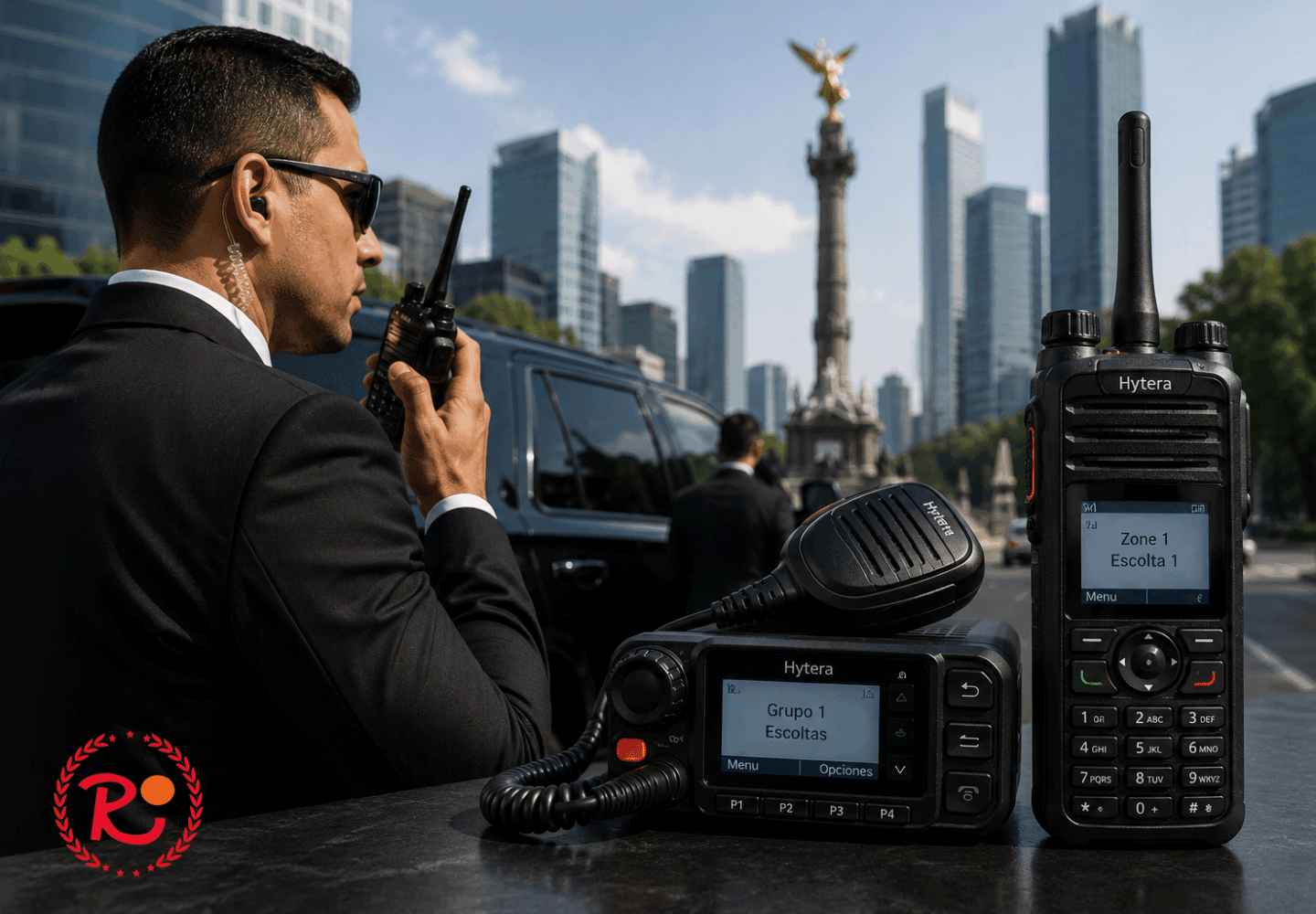 Radios Hytera para seguridad privada