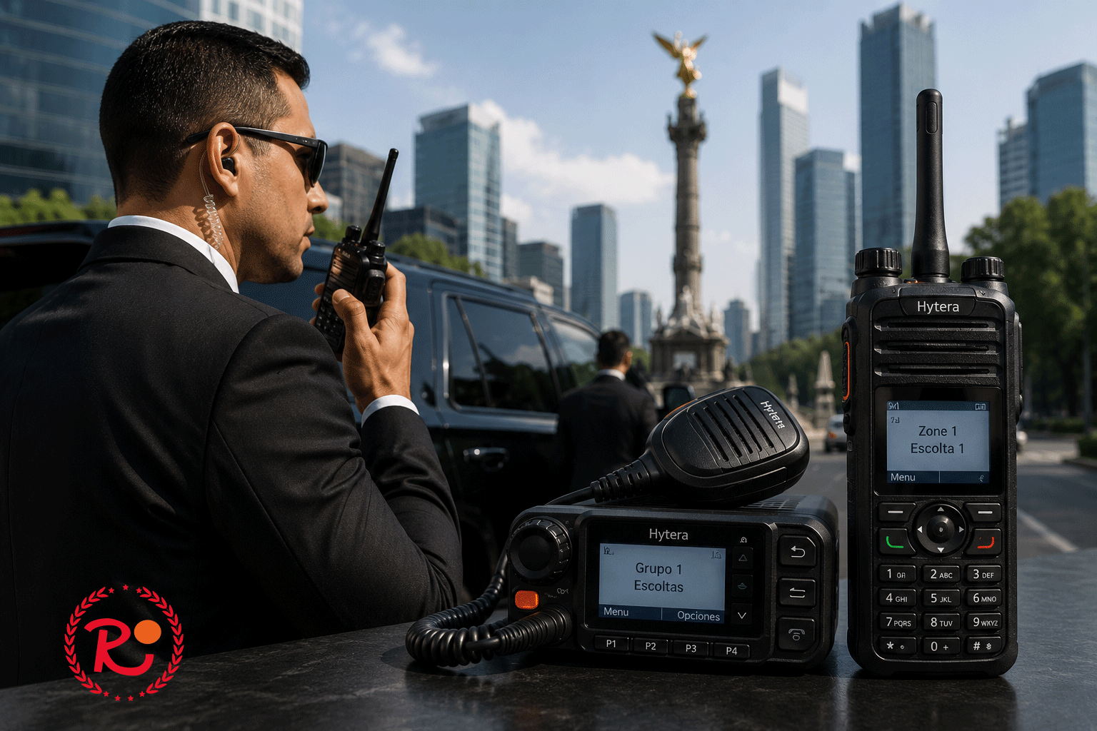Radios Hytera para seguridad privada