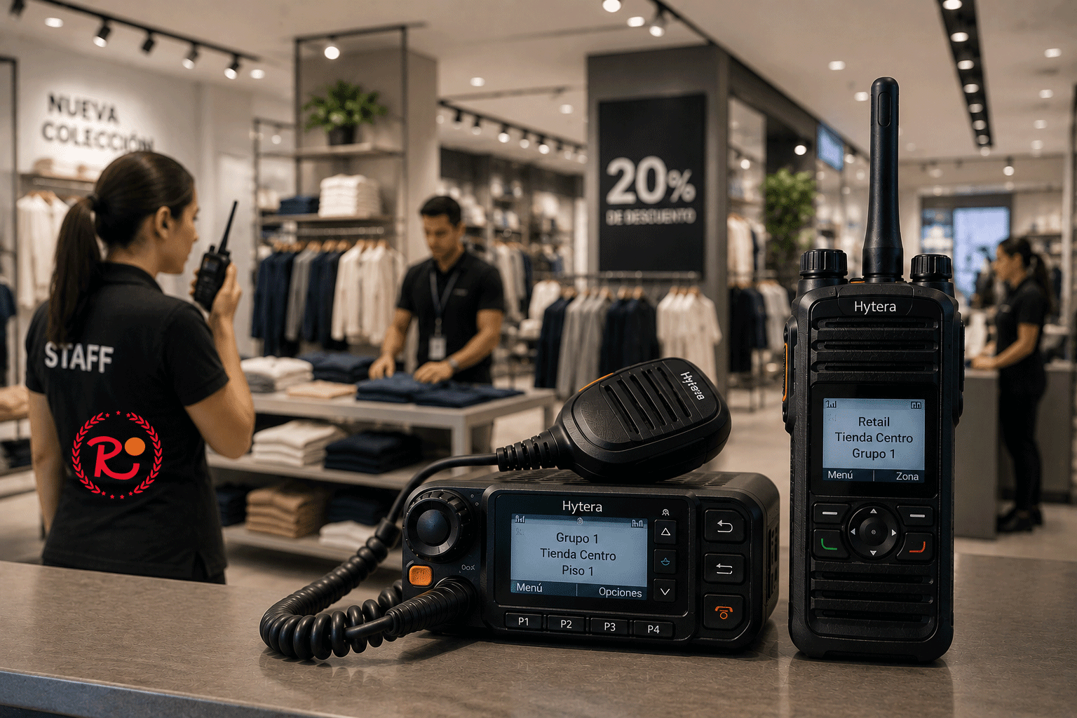 Hytera para retail y centros y comerciales