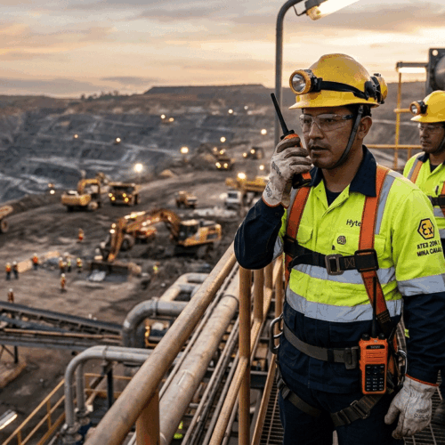 Radios Hytera ATEX para energía y minería